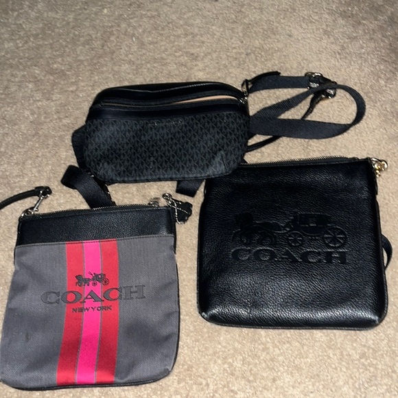 Two cross carry bags from Coach and a belt bag from Michael Kors - Picture 1 of 1